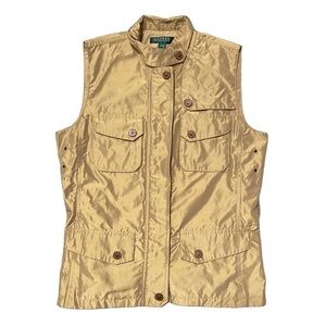 💙💖 Lauren Ralph Lauren Metallic Vest